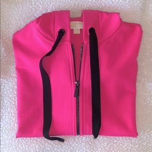 Michael Kors Pink & Black Zip Up